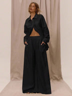 Calça linho balao feminina