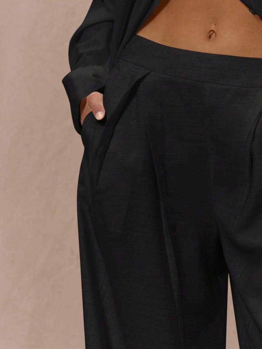 Calça linho balao feminina