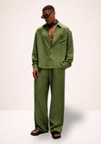 Calça Masculina Linho Oversized