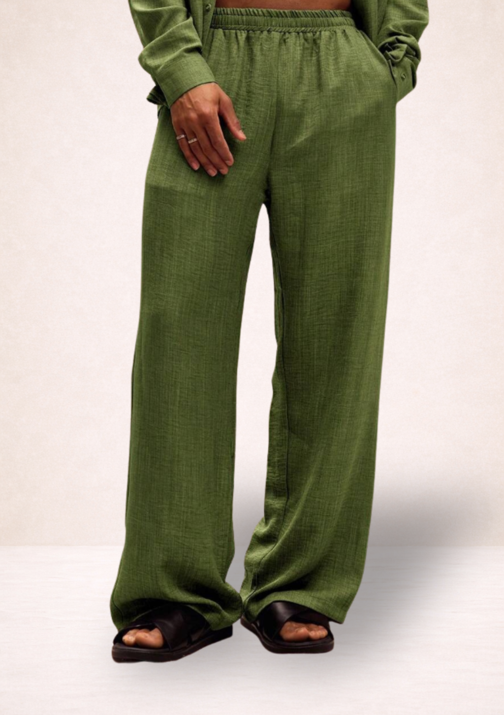 Calça Masculina Linho Oversized