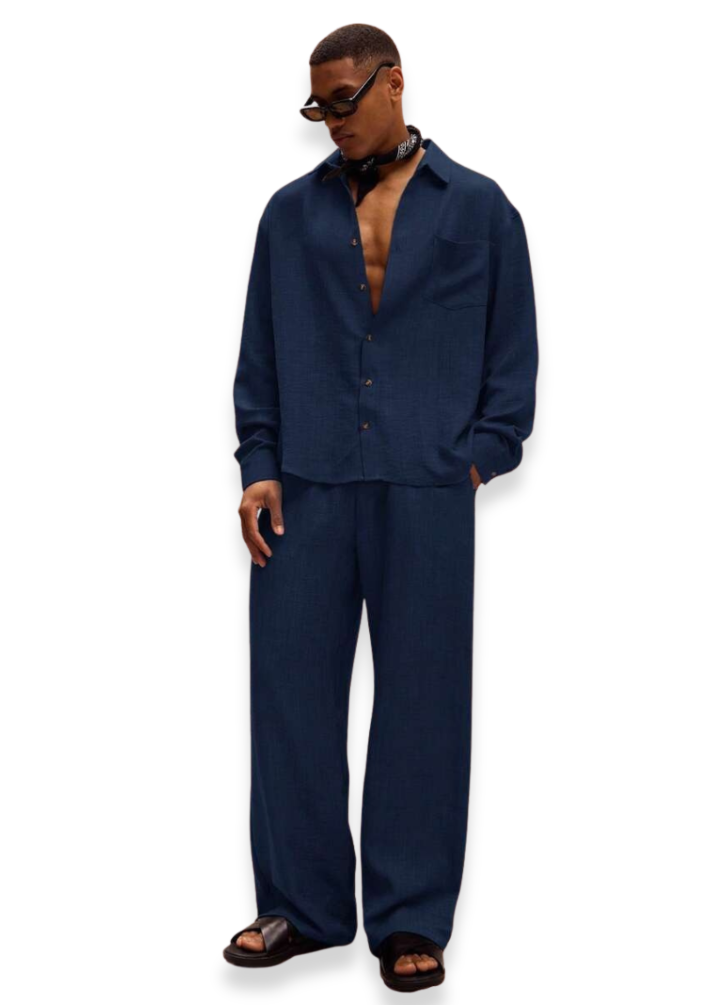 Calça Oversized - Linho