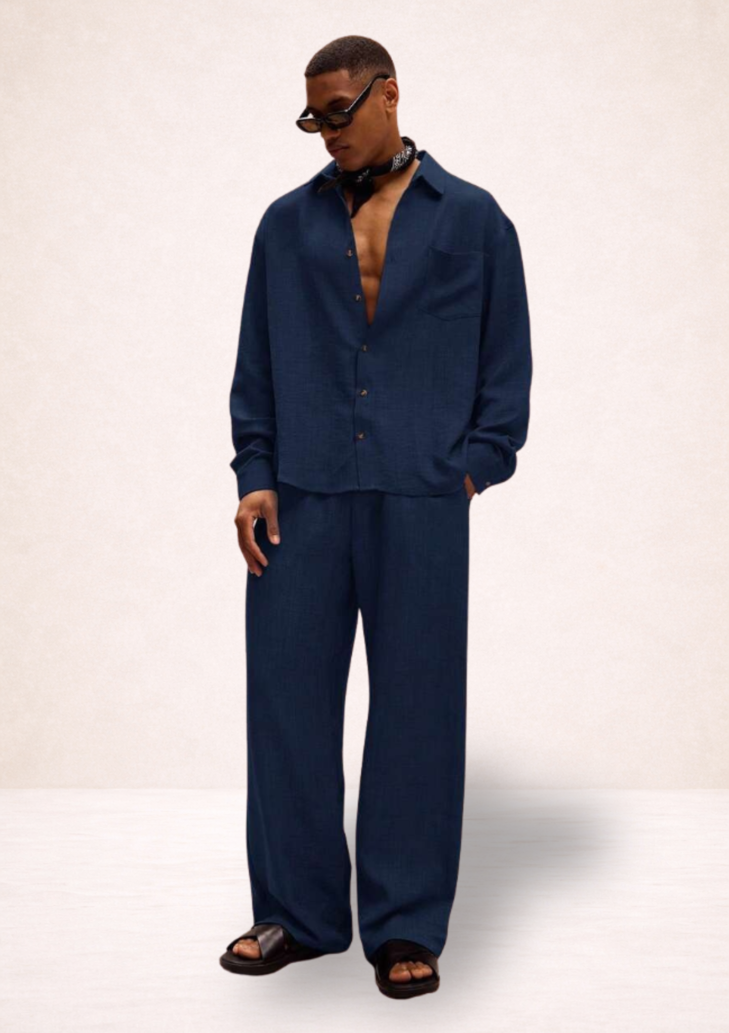 Calça Masculina Linho Oversized