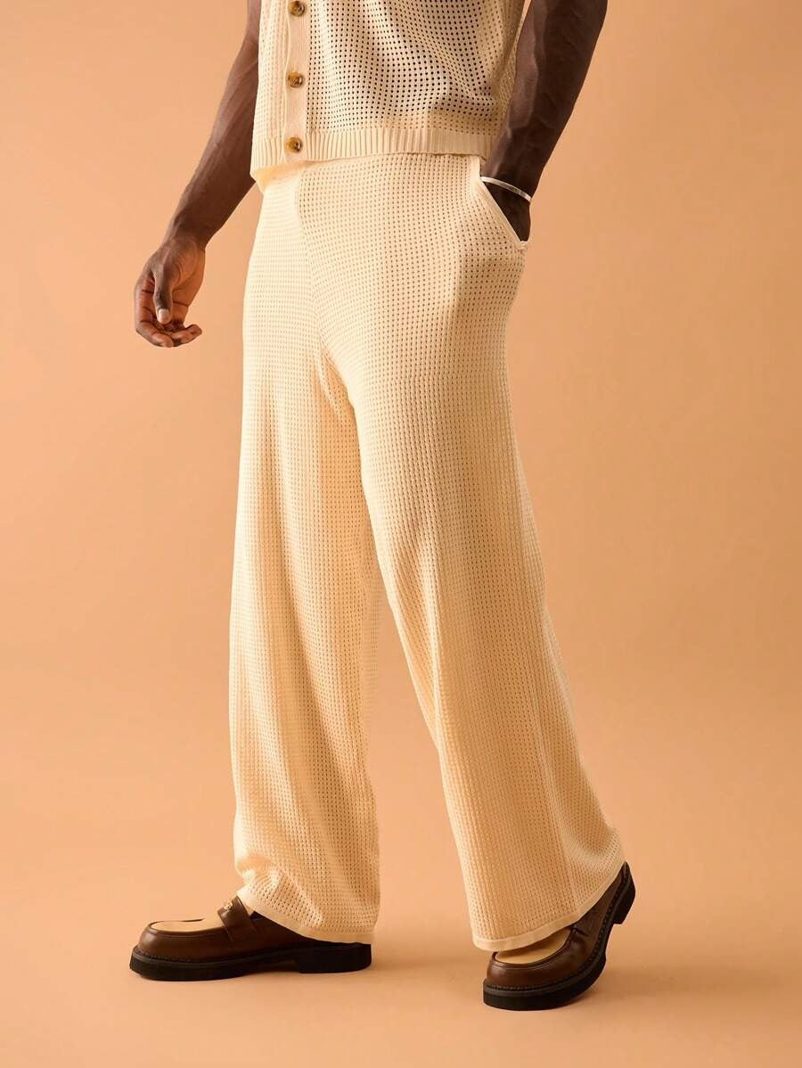 calça soltinha de linho