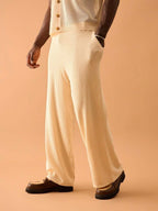 calça soltinha de linho