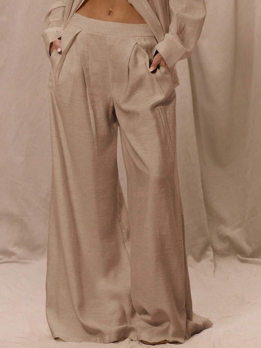 Calça linho balao feminina