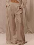 Calça linho balao feminina