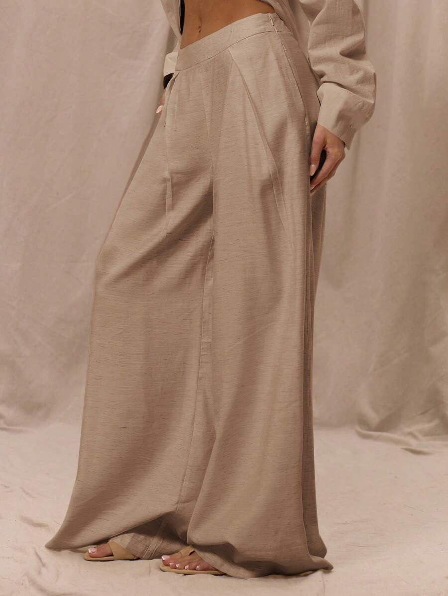 Calça linho balao feminina