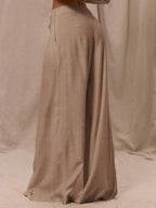 Calça linho balao feminina