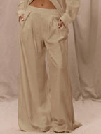 Calça linho balao feminina