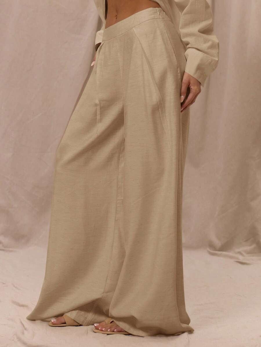 Calça linho balao feminina