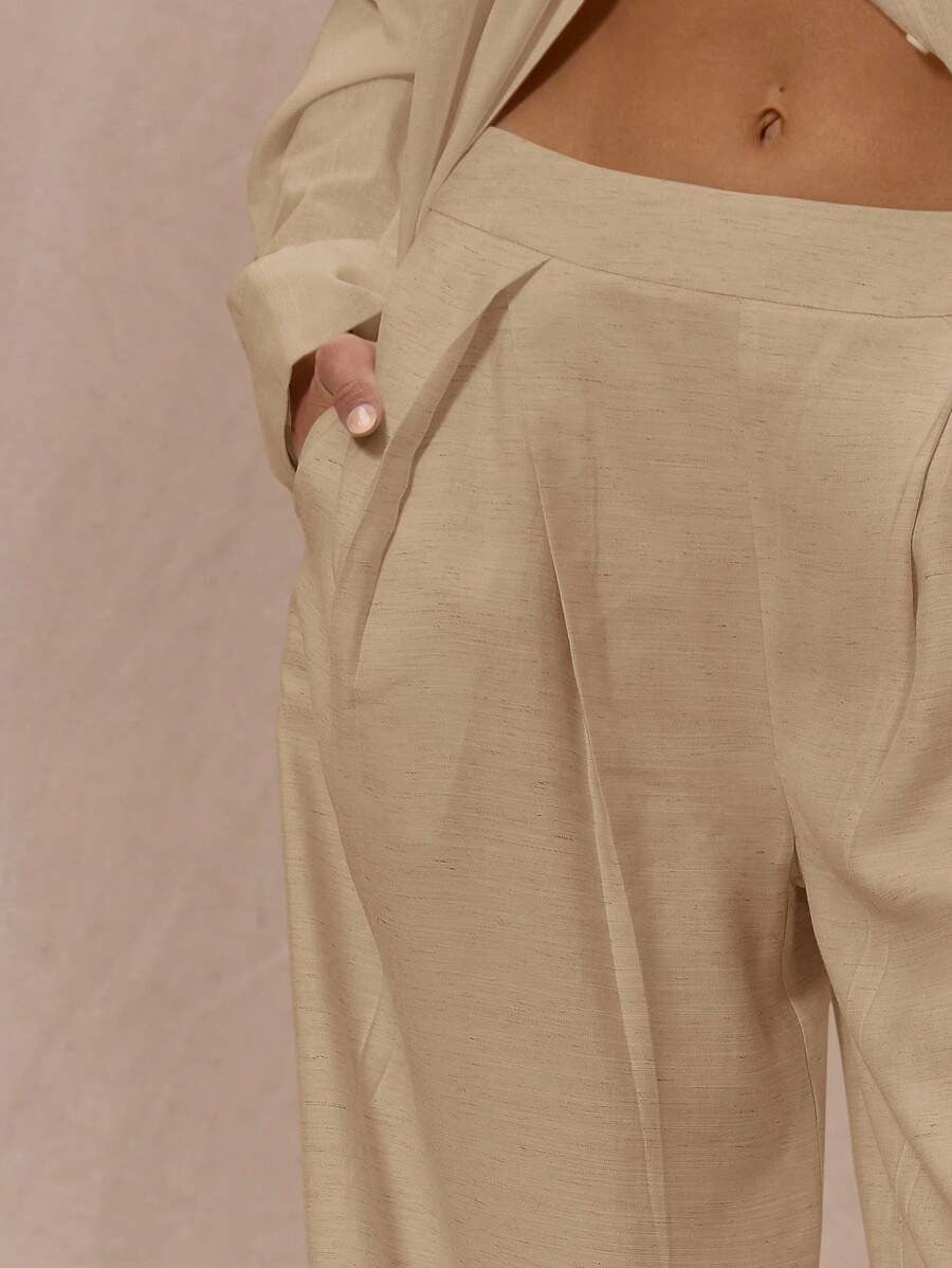 Calça linho balao feminina