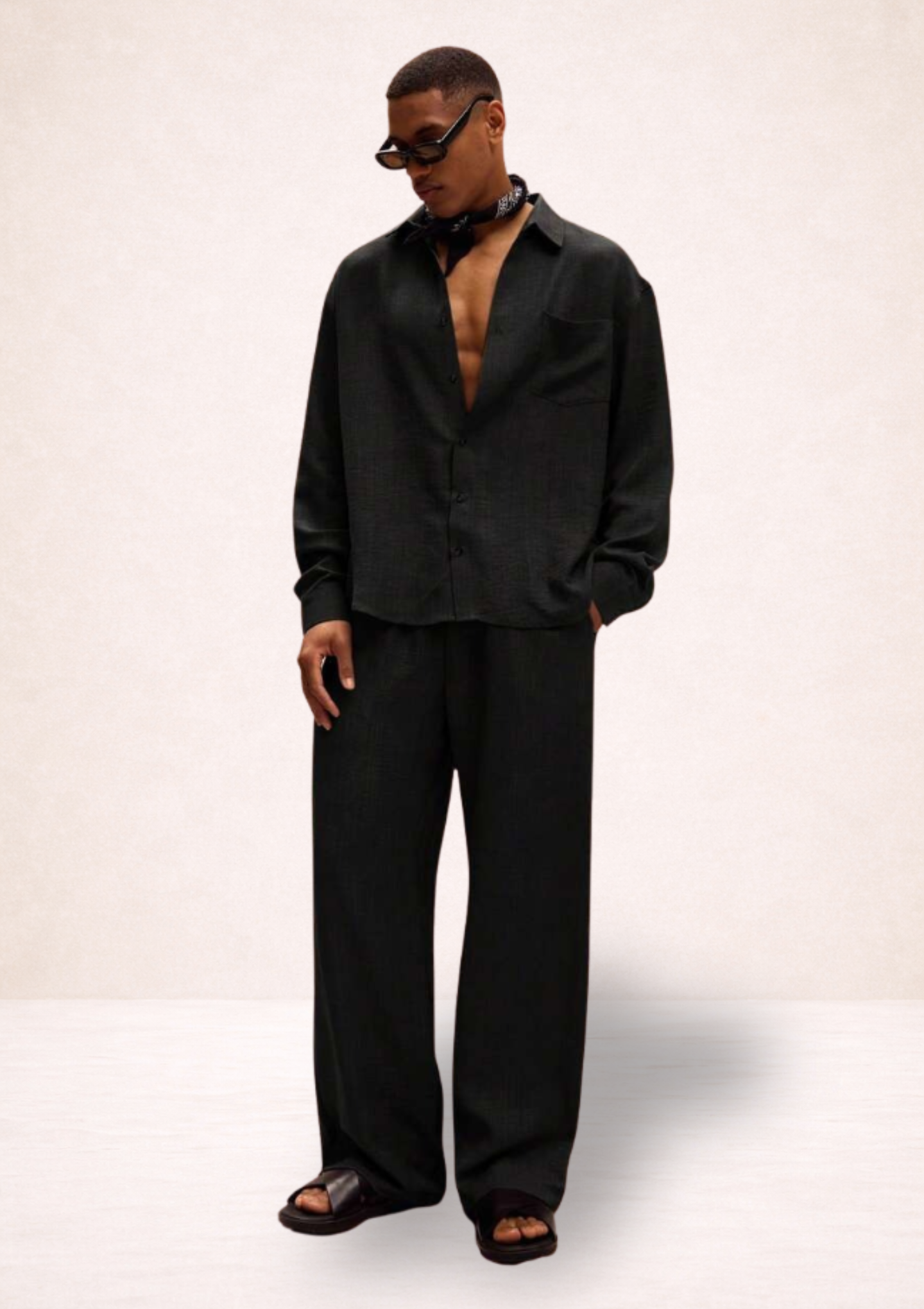 Calça Masculina Linho Oversized